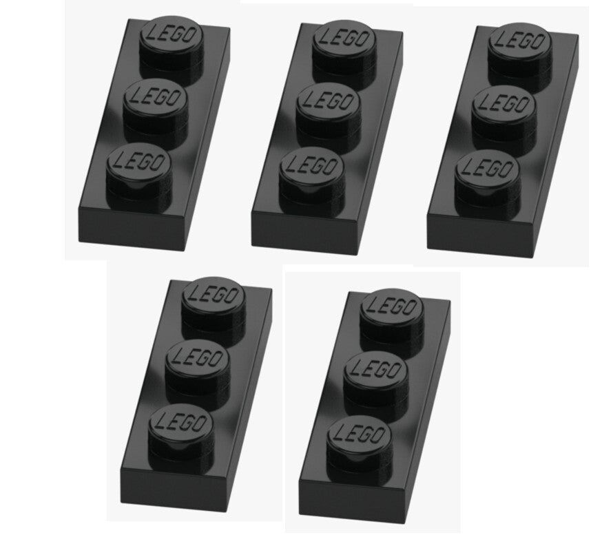 LEGO 5x Platte 1x3 Black Schwarz Plate 3623 362326 NEU PLATE 1X3 star wars