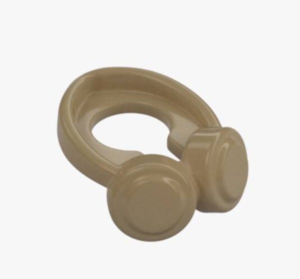 LEGO Kopfhörer Sand Yellow Minifigur Zubehör Headset 78135 6546482 Beige Headset