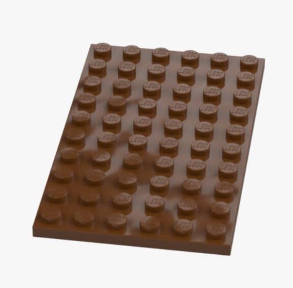 LEGO® Platte 6x10 Reddish Brown Original Teil 3033 6338230 MOC Braun Plate