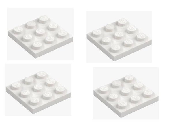 LEGO® 4x Platte 3x3 Weiß White 6104805 11212 Grundplatte Plate Baustein NEU