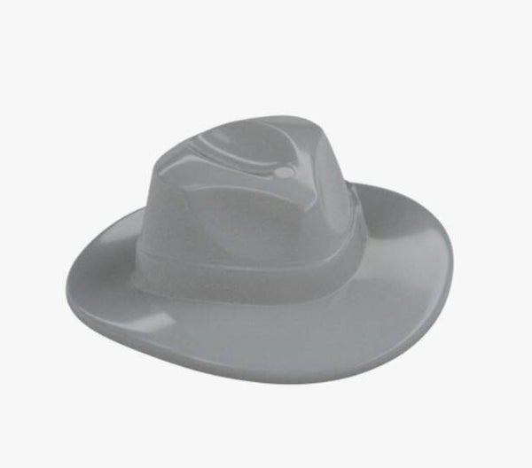 LEGO® Minifigur Fedora Hut Cowboyhut grau Medium Stone Grey 6445927 61506
