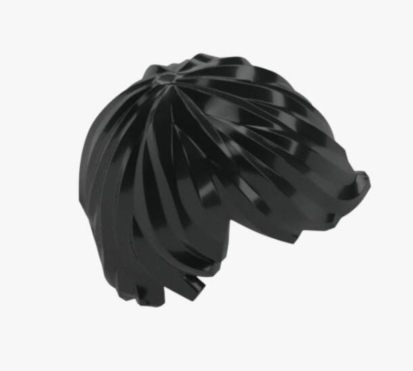LEGO® Minifigur Haare schwarz 18226 Element 6079894 Frisur Side Part neu modern