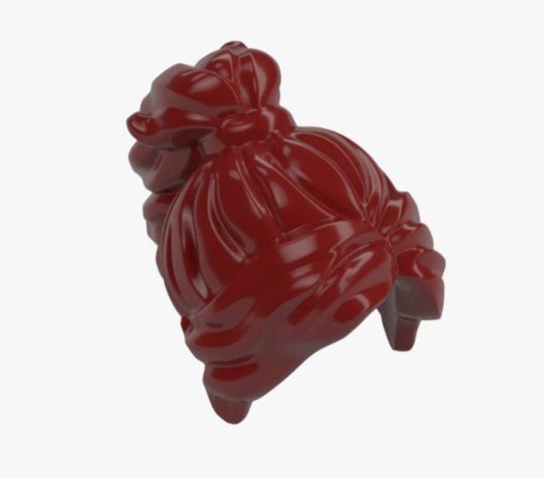 LEGO® Minifigur Haare Frau New Dark Red 28432 Element 6530916 Haarteil rotbraun