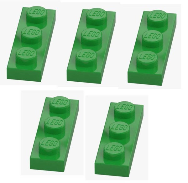 LEGO® 5x Platte 1x3 Bright Green Hellgrün 3623 6462578 Grün Rasen Wiese NEU