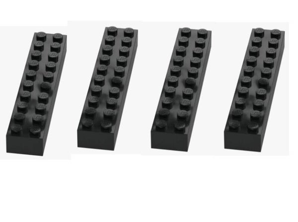 LEGO® 4x Stein 2x10 schwarz Black 92538 Baustein 4617860 Ersatzteile Bausteine