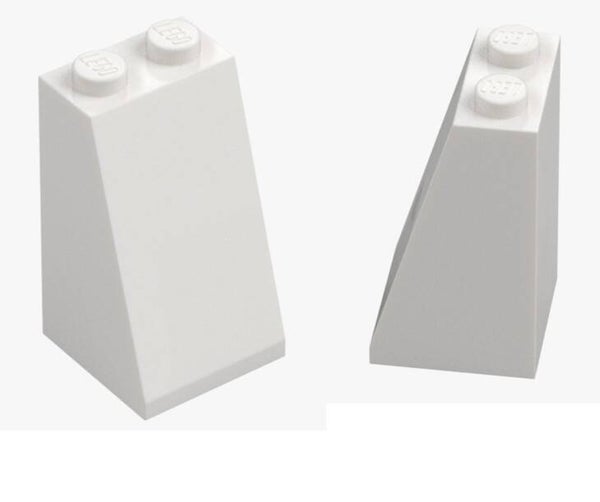 LEGO® 2x Schrägstein 2x2x3 73° Weiß White 98560 Dachstein 6004491 Neigung