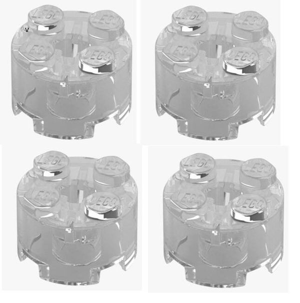 LEGO® 4x Rundstein 2x2 Transparent Klar 39223 6514281 NEU Ersatzteil