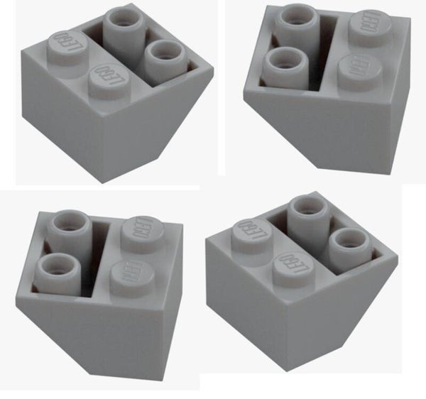 LEGO® 4x Schrägstein negativ 2x2 hellgrau 76959 6435857 Invers Medium Stone Grey