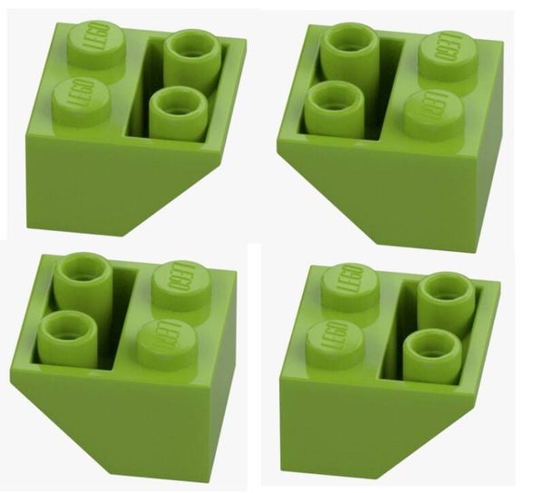 LEGO® 4x Schrägstein negativ 2x2 grün 3660 4529679 Bright Yellowish Green Invers