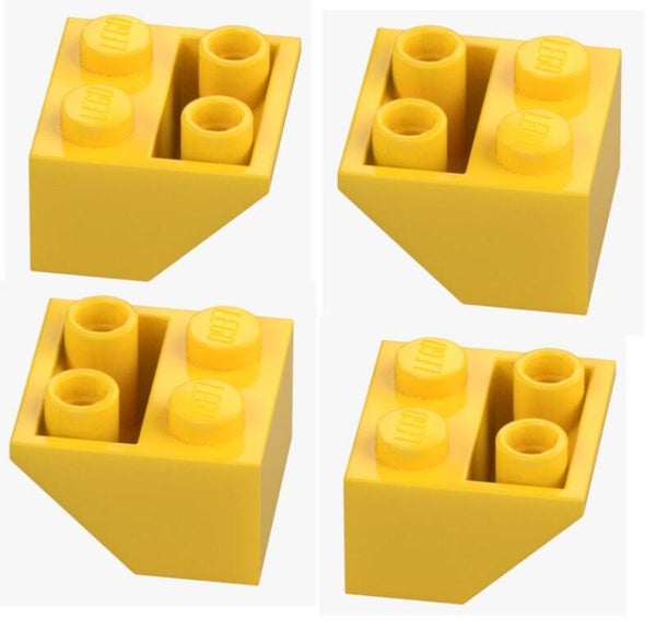 LEGO® 4x Schrägstein negativ 2x2 Gelb Bright Yellow 3660 366024 Slope Invert