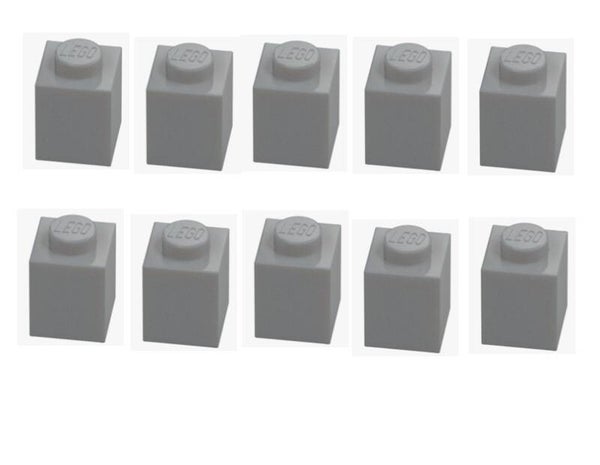 LEGO® 10x Stein 1x1 Hellgrau Medium Stone Grey 3005 4211389 Bausteine Einzelteil