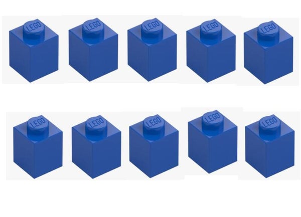 LEGO® 10x Stein 1x1 Bright Blue 3005 300523 Blau Baustein Ersatzteil NEU Brick