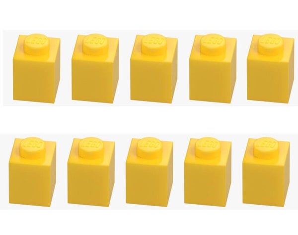 LEGO® 10x Stein 1x1 Bright Yellow 3005 300524 Gelb Baustein Ersatzteil Brick NEU