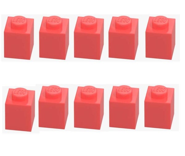 LEGO® 10x Stein 1x1 Vibrant Coral 3005 6422915 Koralle Ersatzteile Brick NEU