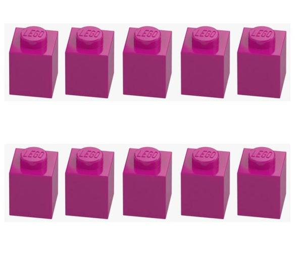 LEGO® 10x Stein 1x1 Bright Reddish Violet 3005 6022035 Pink Magenta Brick NEU