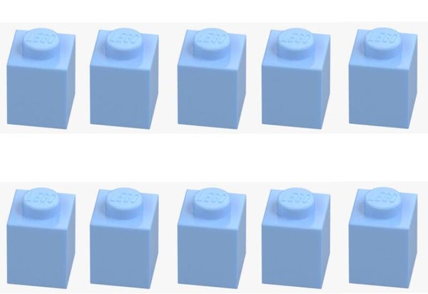 LEGO® 10x Stein 1x1 Light Royal Blue 3005 6285271 Hellblau Ersatzteile Brick NEU