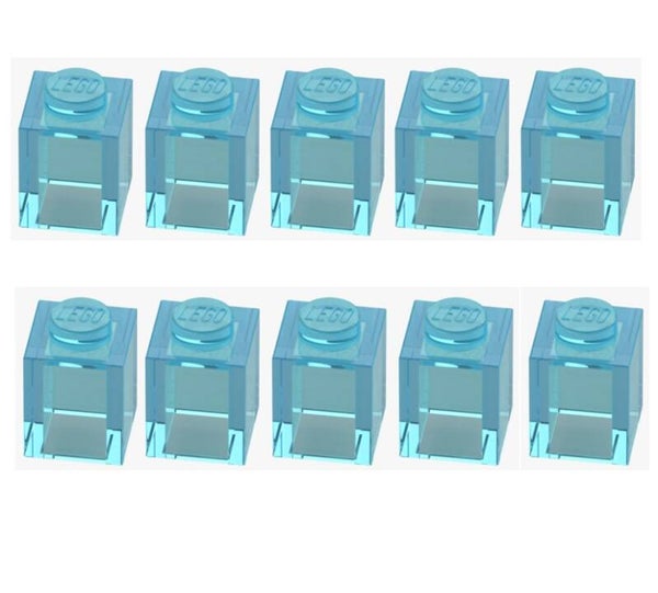 LEGO® 10x Stein 1x1 Trans Light Blue 35382 6514210 Transparent Hellblau Brick