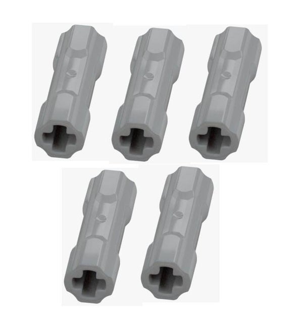 LEGO® Technic 5x Achsverbinder 3L Hellgrau 42195 6273212 Verbinder Achse NEU