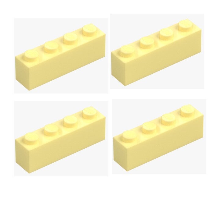 LEGO® 4x Stein 1x4 Cool Yellow Gelb 3010 6036232 Baustein Ersatzteil Brick NEU
