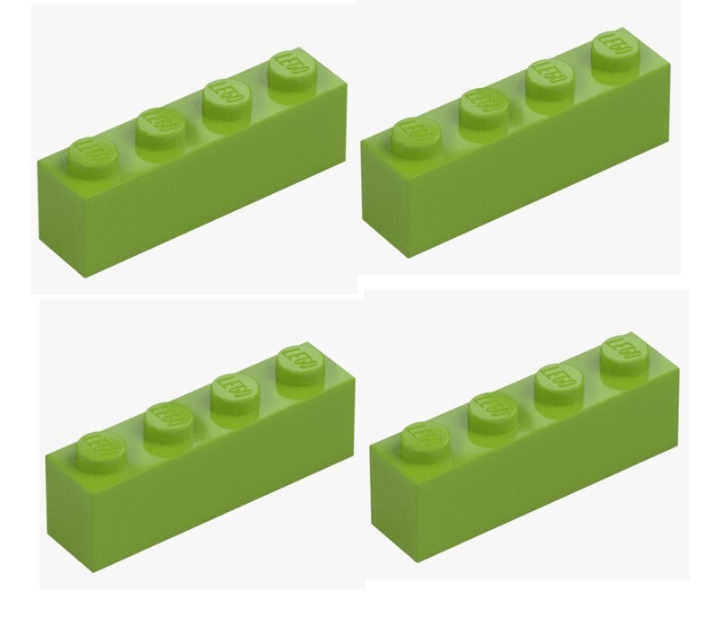 LEGO® 4x Stein 1x4 Bright Yellowish Green Grün 3010 4234716 Baustein Brick NEU