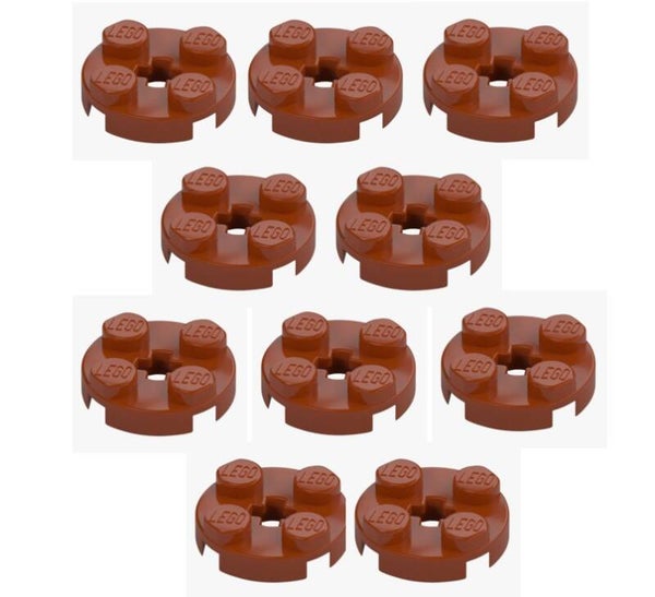 LEGO® 10x Runde Platte 2x2 Dark Orange 4032 4616027 Rundplatte Ersatzteil Plate