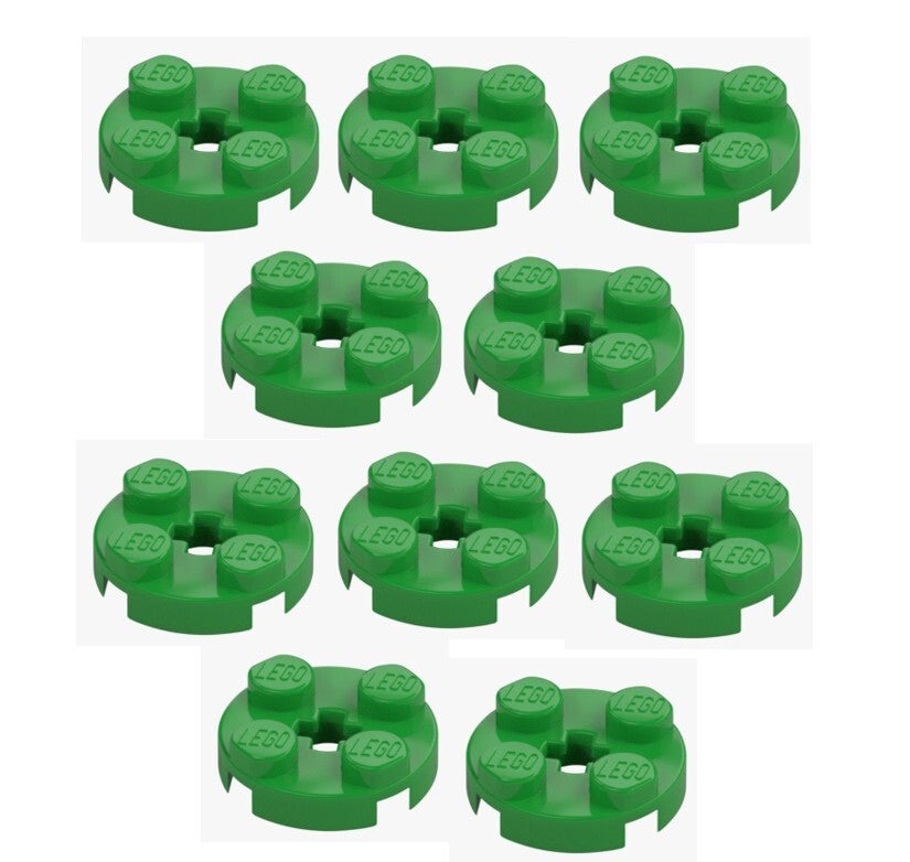 LEGO® 10x Runde Platte 2x2 Bright Green 4032 6138624 Grün Ersatzteil Plate Neu
