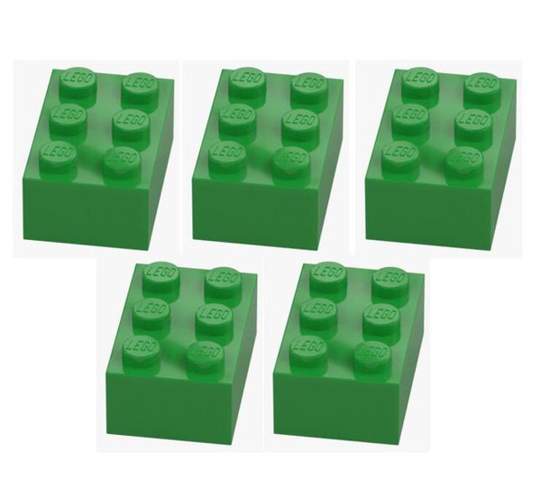 LEGO® 5x Stein 2x3 Bright Green 3002 6366701 Grün Baustein Ersatzteile Brick NEU