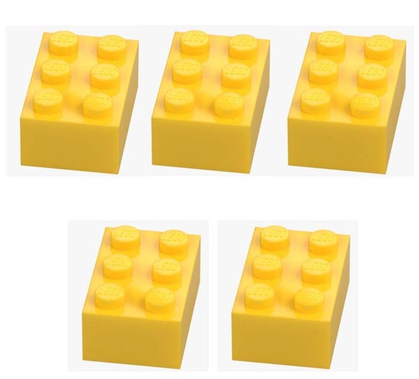 LEGO® 5x Stein 2x3 Gelb Bright Yellow 3002 300224 Baustein Ersatzteile Neu Brick