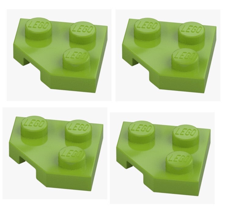 LEGO® 4x Platte 2x2 Ecke 45° Grün 26601 6228995 Plate Bright Yellowish Green NEU