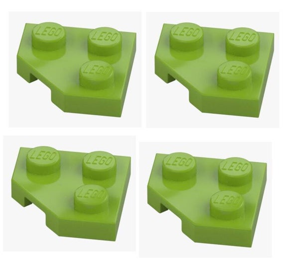 LEGO® 4x Platte 2x2 Ecke 45° Grün 26601 6228995 Plate Bright Yellowish Green NEU