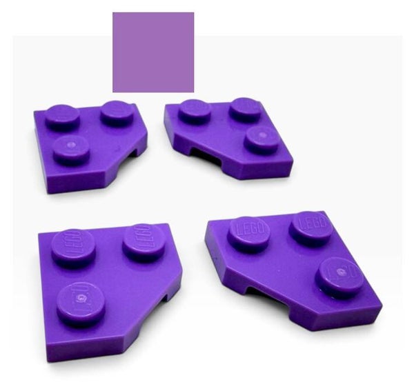 LEGO 4x Platte 2x2 Ecke 45° Medium Lavender 26601 Lavendel Corner Eckplatte