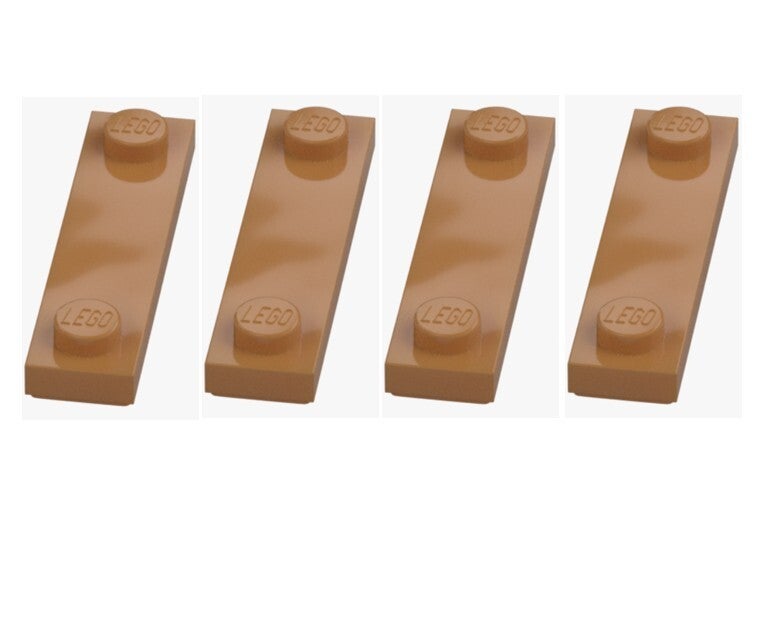 LEGO 4x Platte 1x4 mit 2 Noppen Medium Nougat 41740 6257605 Neu Plate