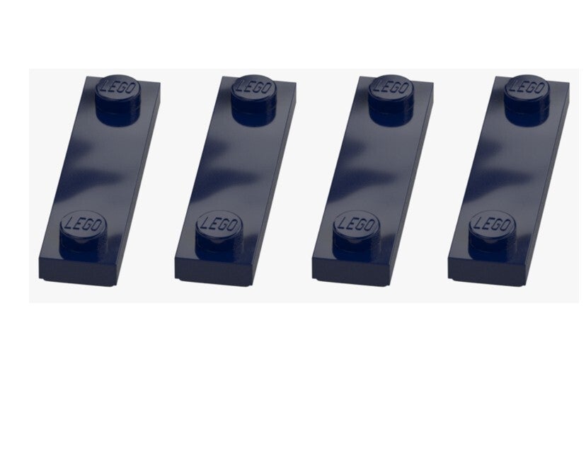 LEGO 4x Platte 1x4 mit 2 Noppen Dunkelblau 41740 6256610 Neu Plate Earth Blue