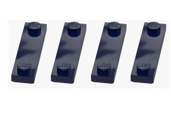 LEGO 4x Platte 1x4 mit 2 Noppen Dunkelblau 41740 6256610 Neu Plate Earth Blue