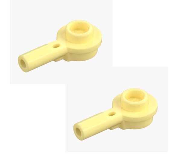 LEGO 2x Stange 1x1 Rund mit Achse Cool Yellow 32828 6296963 NEU Gelb Spiegel