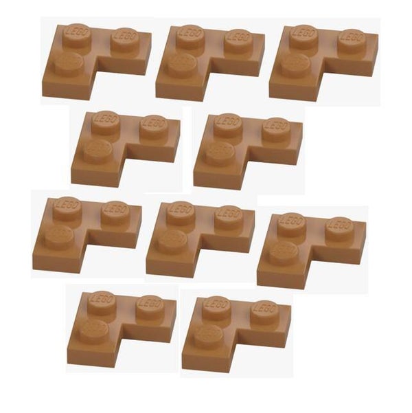 LEGO 10x Eckplatte 2x2 Nougat Medium Nougat 2420 6177535 1x2x2 Corner Plate