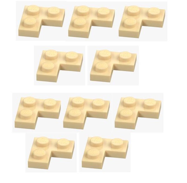 LEGO 10x Eckplatte 2x2 Hellbeige Brick Yellow 2420 4114077 1x2x2 Corner Plate