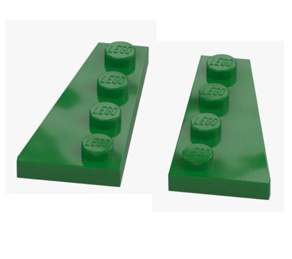 LEGO® Flügel 2x4 links rechts Dark Green 41769 41770 Einzelteile Grün 4543262
