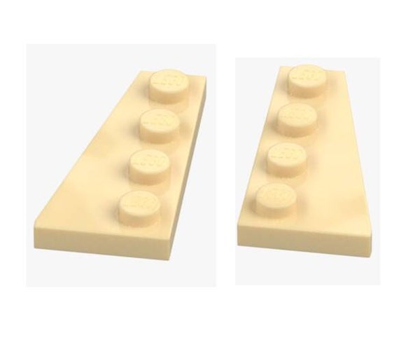 LEGO® Flügel 2x4 links rechts Brick Yellow 41769 41770 Einzelteile Hellbeige