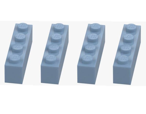 LEGO 4x Stein 1x4 Sandblau Sand Blue 3010 4620993 Brick Neu Ersatz Grundstein