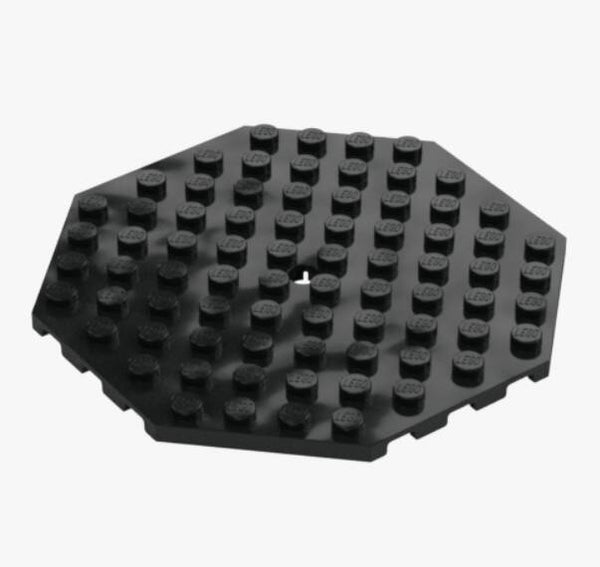 LEGO Oktagon Platte 10x10 Schwarz Black 89523 6584641 Octagon Plate
