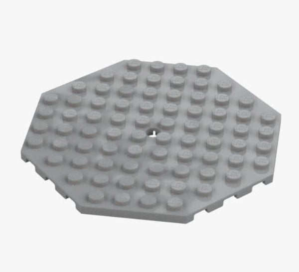 LEGO Oktagon Platte 10x10 Hellgrau 89523 6034493 Octagon Plate