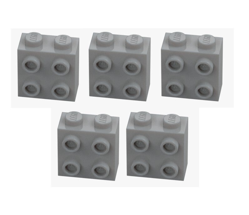 LEGO 5x Konverter Stein 1x2x1 2/3 Hellgrau 22885 6123809 Medium Stone Grey