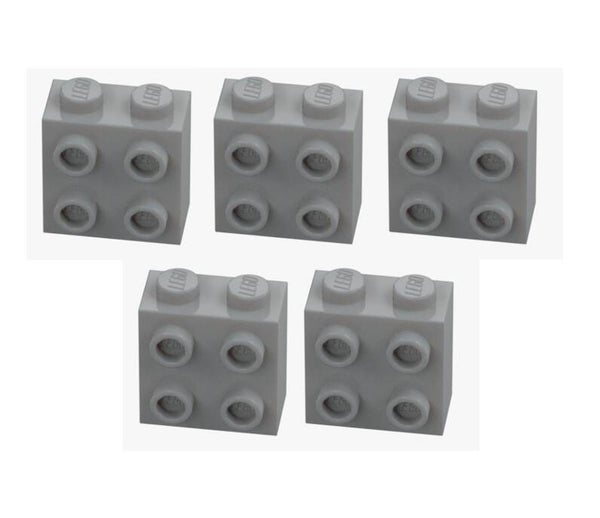 LEGO 5x Konverter Stein 1x2x1 2/3 Hellgrau 22885 6123809 Medium Stone Grey