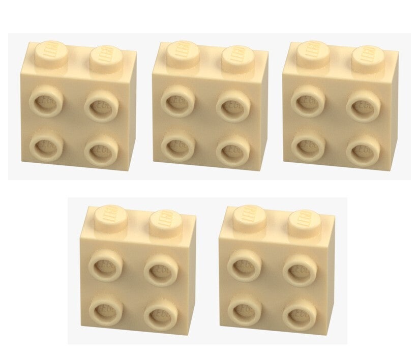 LEGO 5x Konverter Stein 1x2x1 2/3 Hellbeige 22885 6214334 Brick Yellow Konverter