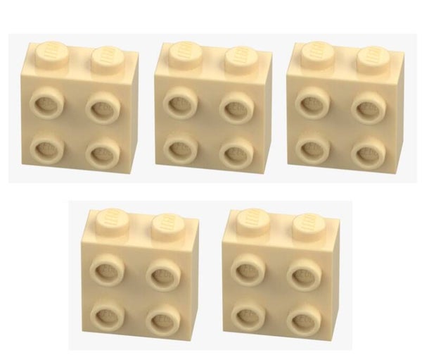 LEGO 5x Konverter Stein 1x2x1 2/3 Hellbeige 22885 6214334 Brick Yellow Konverter