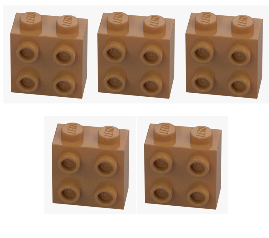 LEGO 5x Konverter Stein 1x2x1 2/3 Medium Nougat 22885 6431328 Braun Konverter