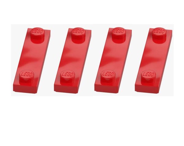 LEGO 4x Platte 1x4 mit 2 Noppen Rot Bright Red 6256923 41740 Neu 2 Knobs