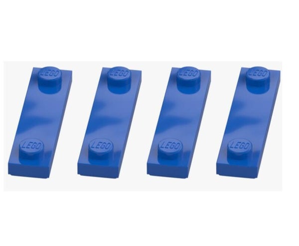 LEGO 4x Platte 1x4 mit 2 Noppen Blau Bright Blue 6292291 41740 Neu 2 Knobs