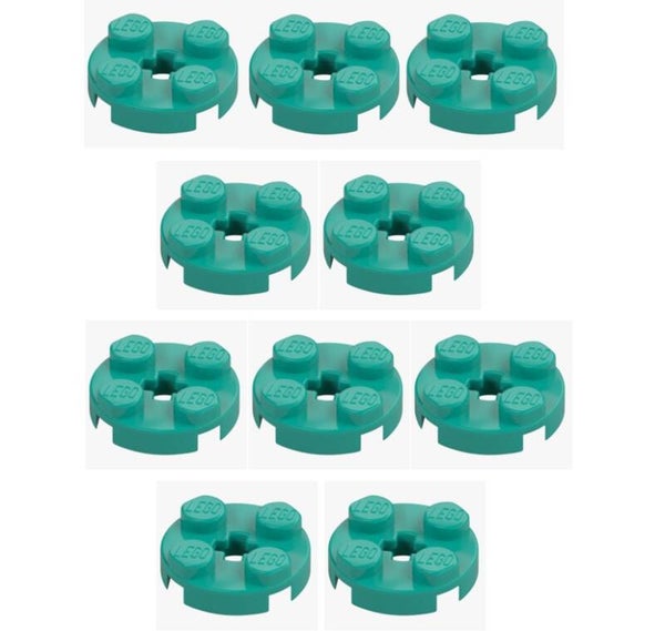 LEGO® 10x Rundplatte 2x2 Türkis Bright Bluish Green 4032 6210400 Round Plate